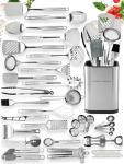 54-Piece Stainless Steel Kitchen Utensils Set