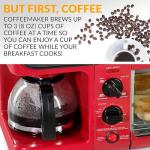 3-in-1 Breakfast Station with Coffee Maker and Toaster