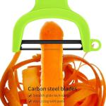 Colorful 3-Pack Carbon Steel Vegetable Fruit Peelers