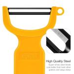 Colorful 3-Pack Carbon Steel Vegetable Fruit Peelers