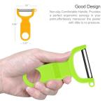 Colorful 3-Pack Carbon Steel Vegetable Fruit Peelers