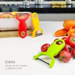 Colorful 3-Pack Carbon Steel Vegetable Fruit Peelers