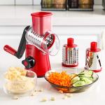 Geedel Rotary Cheese Grater and Vegetable Slicer