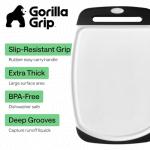 Gorilla Grip BPA-Free Reversible Cutting Board Set