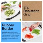 Gorilla Grip BPA-Free Reversible Cutting Board Set