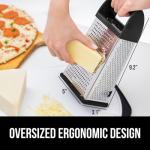 Gorilla Grip 4-Sided Stainless Steel Cheese Grater