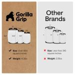 Gorilla Grip BPA-Free Reversible Cutting Board Set