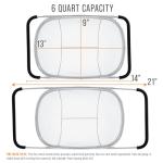 Collapsible Stainless Steel Colander with Expandable Handles