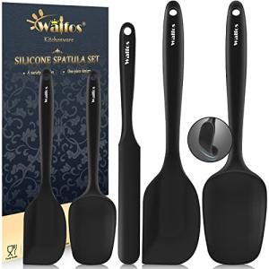 Walfos 5-Piece Heat Resistant Silicone Spatula Set