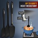 Walfos 5-Piece Heat Resistant Silicone Spatula Set