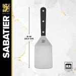 Sabatier Stainless Steel Wide Turner, 9.65-inch