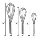 Stainless Steel Whisk Set - 3 Pack