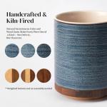 DOWAN Extra Large Rotating Utensil Holder - Blue