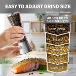 Stainless Steel Adjustable Salt & Pepper Grinder