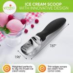 Heavy Duty Ice Cream Scoop with Comfortable Handle
