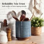 DOWAN Extra Large Rotating Utensil Holder - Blue