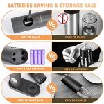 Electric Salt and Pepper Grinder Set with LED Light