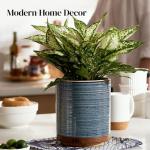 DOWAN Extra Large Rotating Utensil Holder - Blue