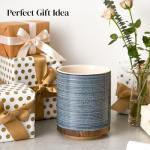 DOWAN Extra Large Rotating Utensil Holder - Blue