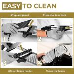 Adjustable Mandoline Food Slicer with Cut-Resistant Gloves