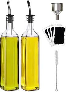 Leaflai Olive Oil and Vinegar Dispenser Set