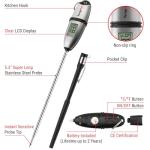 Digital Food Thermometer with Long Probe for Cooking