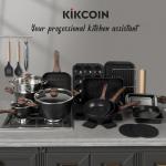 Kikcoin 31-Piece Nonstick Pots and Pans Set