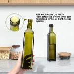 17oz Glass Olive Oil Bottle with Pourer & Funnel