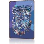 Kobe Beef Vintage Metal Wall Sign 8x12inch