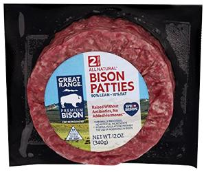 Fresh Ground Bison Patties, 12 Ounces