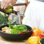 17oz Glass Olive Oil Bottle with Pourer & Funnel