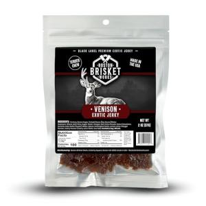Premium Venison Jerky - Perfect Snack for Hunters