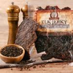 Black Peppered Elk Jerky - 8oz Bag