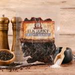 Black Peppered Elk Jerky - 8oz Bag