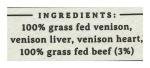 Ground Venison with Liver and Heart, 14 OZ
