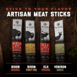 Elk and Pork Snack Sticks, High Protein, 24 Pack