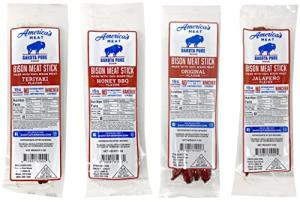 Dakota Pure Bison Jerky Sticks, High Protein Snack