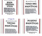 Dakota Pure Bison Jerky Sticks, High Protein Snack