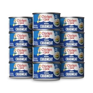 Wild Caught White Crab Meat, 6 oz Can, 12-Pack