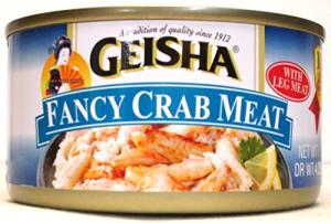 Geisha Wild Caught Fancy Crab Meat, 3 Cans