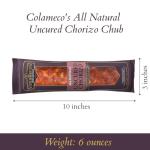 COLAMECO'S All-Natural Italian Chorizo Chub, 6oz