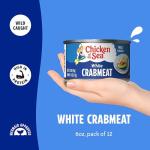 Wild Caught White Crab Meat, 6 oz Can, 12-Pack