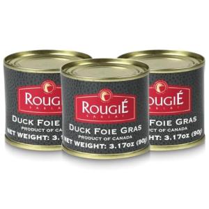 Rougie Duck Foie Gras with Armagnac - 3 Pack