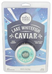 Lake Whitefish Caviar from Whole Foods, 1.75 Oz