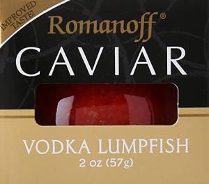Romanoff Red Lumpfish Caviar with Vodka, 2oz