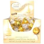 Lindt LINDOR White Chocolate Truffles, 60 Count