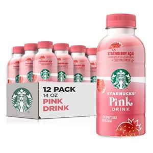 Starbucks Pink Drink, Strawberry Acai Coconut Milk 12-Pack