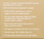 Romanoff Red Lumpfish Caviar with Vodka, 2oz