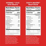 Hormel Chili & Dinty Moore Beef Stew Pack