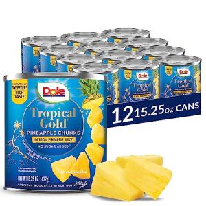 Dole Tropical Gold Pineapple Chunks in Juice